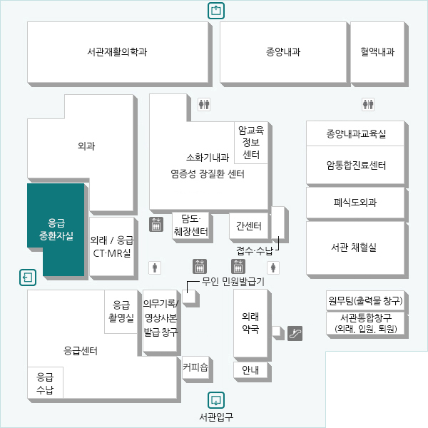 심혈관과 뇌혈관 응급환자에 대한 신속한 조기 응급 처치를 제공하여 중환자에 대한 진료서비스와 의료 접근성을 강화하고 있습니다.